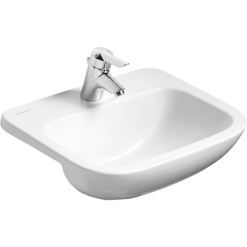Armitage Shanks Profile 21 S249301 500x410 1 Tap Hole Semi Countertop Basin White