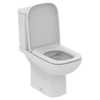 Ideal Standard I.Life A E247501 Close Coupled WC Bowl With Horizontal Outlet And RimLS + Technology