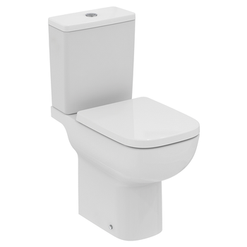 Ideal Standard I.Life A E247601 Close Coupled Comfort Height WC Bowl With Horizontal Outlet And RimLS + Technology