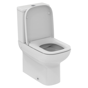 Ideal Standard I.Life A E251001 Close Coupled Back To Wall WC Bowl With Horizontal Outlet And RimLS + Technology