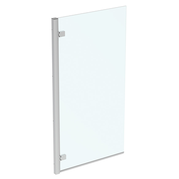 Ideal Standard I.Life T4885EO 815mm Hinged Angle Bathscreen Left Hand With Idealclean Chrome