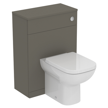 Ideal Standard I.Life T5215NG 600mm WC Unit With Adjustable Cistern For 6/4 Or 4/2.6 Litre Flush Quartz Grey Matt