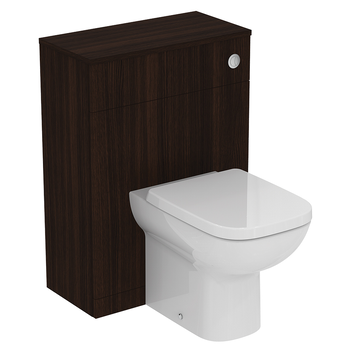Ideal Standard I.Life A T5215NW 600mm WC Unit With Adjustable Cistern For 6/4 Or 4/2.6 Litre Flush Coffee Oak