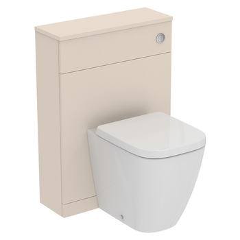 Ideal Standard I.Life T5216NF 600mm Compact Toilet Unit With Adjustable Cistern For 6/4 Or 4/2.6 Litre Flush Sand Beige Matt