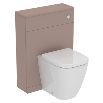 Ideal Standard I.Life S T5216NH 600mm Compact Toilet Unit With Adjustable Cistern For 6/4 Or 4/2.6 Litre Flush Greige Matt