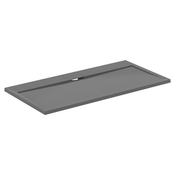 Ideal Standard Ultra Flat S I.Life T5241FS 1400x700mm Rectangle Shower Tray Concrete Grey