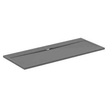 Ideal Standard Ultra Flat S I.Life T5244FS 1700x700mm Rectangle Shower Tray Concrete Grey