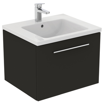 Ideal Standard I.Life T5269NV 600mm Vanity Unit 1 Drawer Carbon Grey Matt