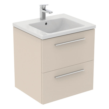 Ideal Standard I.Life T5270NF 600mm Vanity Unit 2 Drawers Sand Beige Matt