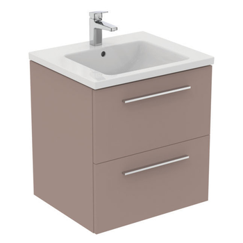 Ideal Standard I.Life B T5270NH 600mm Vanity Unit 2 Drawers Greige Matt