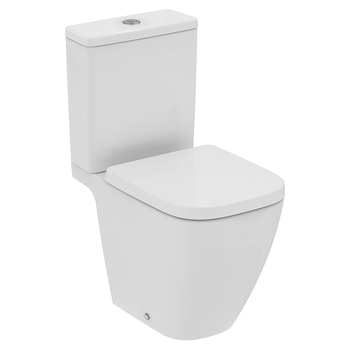 Ideal Standard I.Life S T519801 Compact Close Coupled WC Bowl With Horizontal Outlet And RimLS + Technology