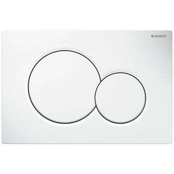 Geberit Sigma01 115.770.11.5 Dual Flush Plate White