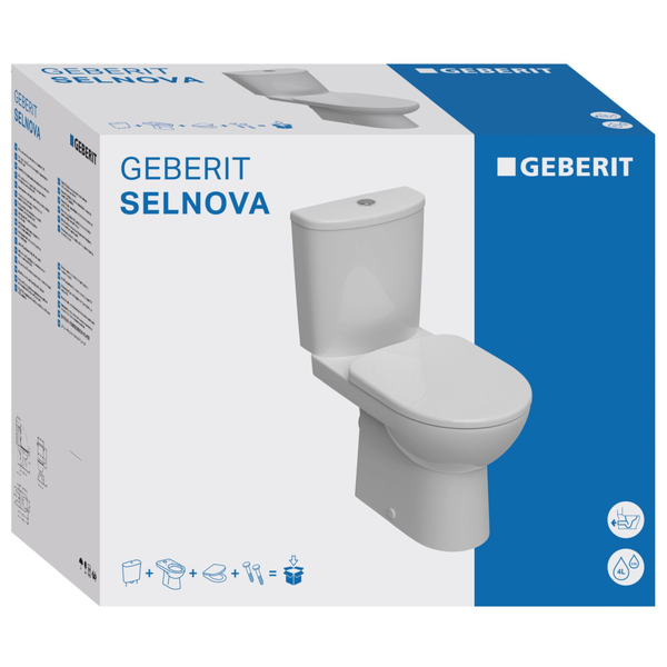 Geberit | Selnova | 503.121.00.1 | Close Coupled Toilet | Box