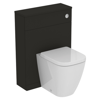 Ideal Standard I.Life T5216NV 600mm Compact Toilet Unit With Adjustable Cistern For 6/4 Or 4/2.6 Litre Flush Carbon Grey Matt