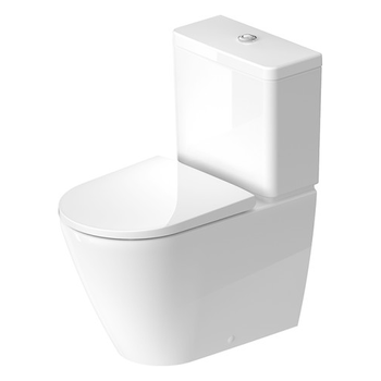 Duravit D-Neo 20020900001 Close Coupled Toilet Pan Wondergliss White