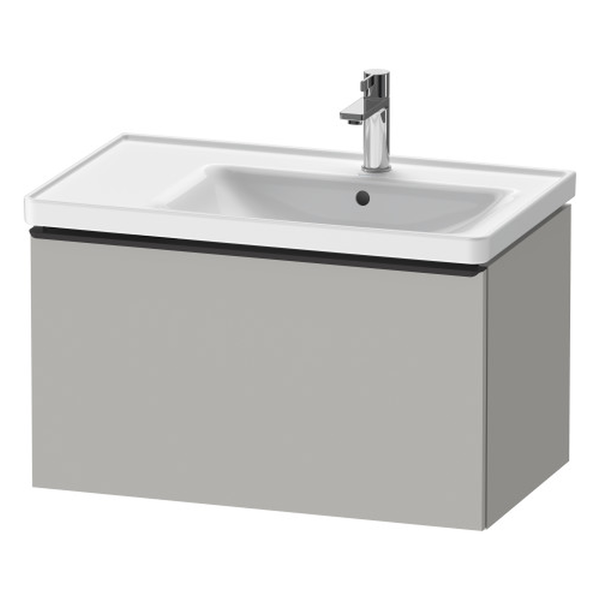 Duravit | D-Neo | DE42550BD070000 | Vanity Unit | Matt Concrete Grey