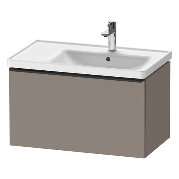 Duravit | D-Neo | DE42550BD430000 | Vanity Unit | Matt Basalt