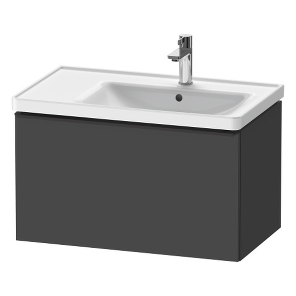 Duravit | D-Neo | DE42550BD490000 | Vanity Unit | Matt Graphite