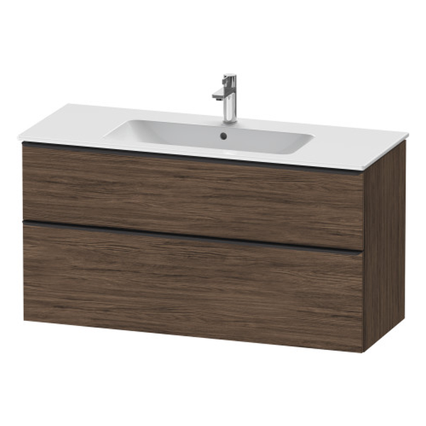 Duravit | D-Neo | DE43640BD210000 | Vanity Unit | Dark Walnut