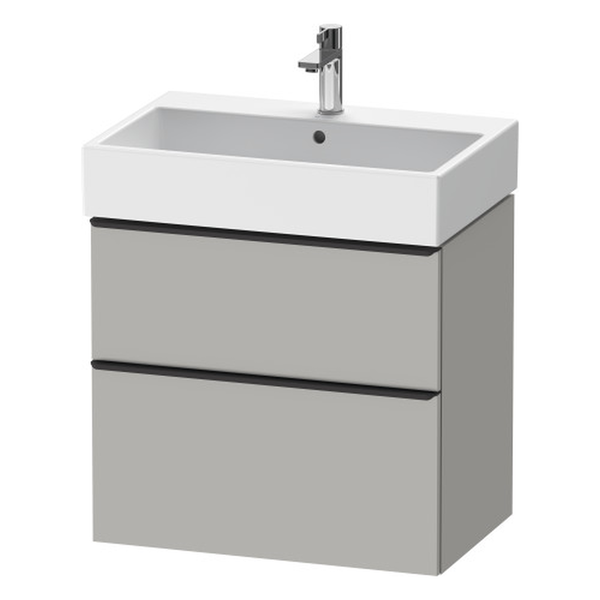 Duravit | D-Neo | DE43720BD070000 | Vanity Unit | Matt Concrete Grey