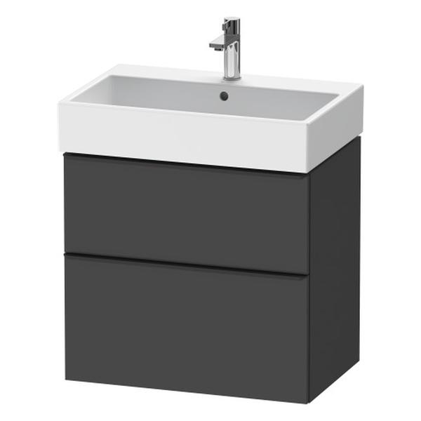 Duravit | D-Neo | DE43720BD490000 | Vanity Unit | Matt Graphite