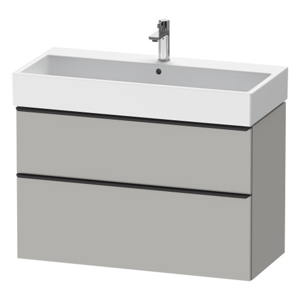 Duravit | D-Neo | DE43740BD070000 | Vanity Unit | Matt Concrete Grey