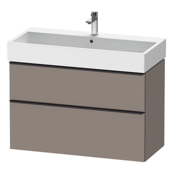 Duravit | D-Neo | DE43740BD430000 | Vanity Unit | Matt Basalt