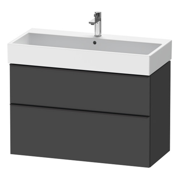 Duravit | D-Neo | DE43740BD490000 | Vanity Unit | Matt Graphite