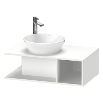 Duravit D-Neo DE491801818 800x260 1 Shelf Vanity Unit Matt White