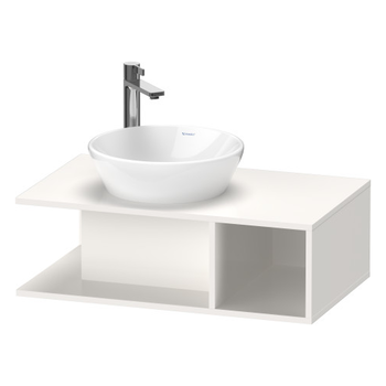 Duravit D-Neo DE491802222 800x260 1 Shelf Vanity Unit Gloss White