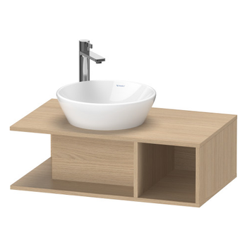 Duravit D-Neo DE491803030 800x260 1 Shelf Vanity Unit Natural Oak