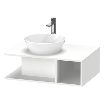 Duravit D-Neo DE492801818 800x260 1 Shelf Vanity Unit Matt White