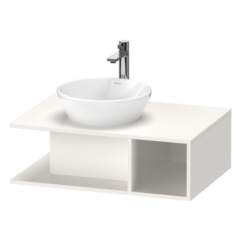 Duravit D-Neo DE492802222 800x260 1 Shelf Vanity Unit Gloss White