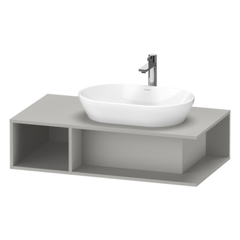 Duravit D-Neo DE495900707 1000x260 1 Shelf Vanity Unit Matt Concrete Grey