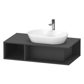 Duravit D-Neo DE495904949 1000x260 1 Shelf Vanity Unit Matt Graphite
