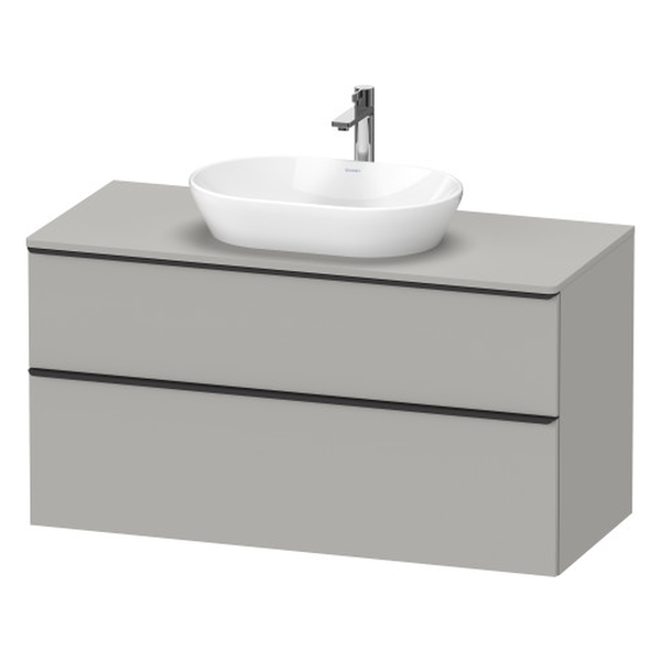 Duravit | D-Neo | DE49690BD070000 | Vanity Unit | Matt Concrete Grey