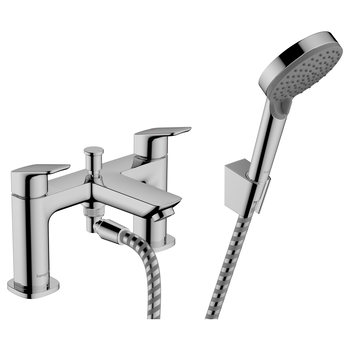 Hansgrohe Logis 71438000 Dual Control Bath Shower Mixer With Shower Set Chrome