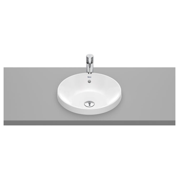 Roca The Gap A3270Y3000 390x390 No Tap Hole Inset Basin White