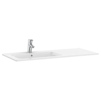 Roca The Gap A3279A3000 1005x460 1 Tap Hole Wall Mounted Basin White