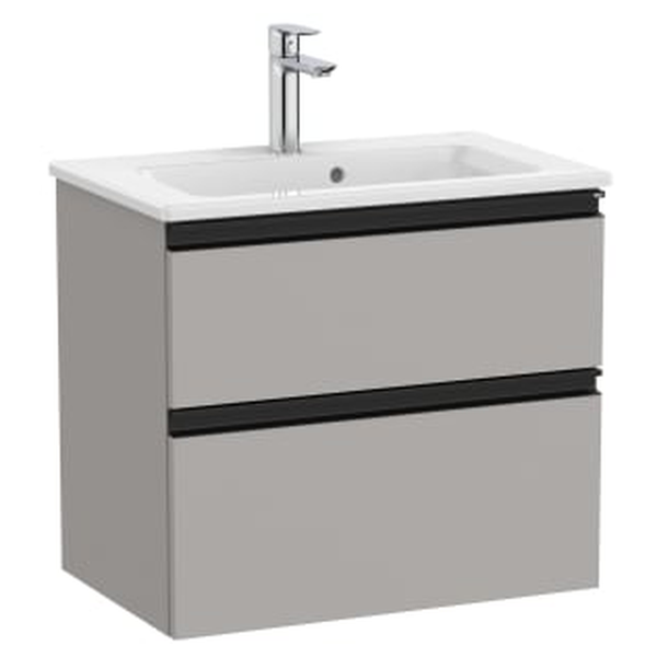Roca | The Gap | A851495547 | 605x380 Vanity Unit & Basin | Matt Grey