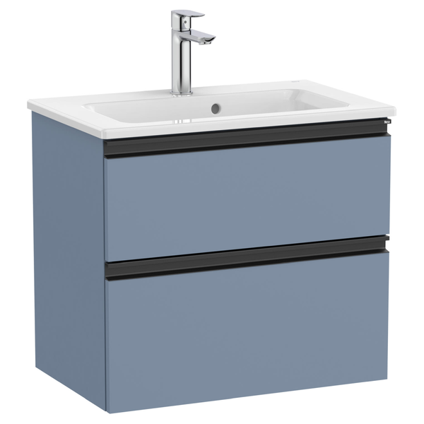 Roca | The Gap | A851495548 | 605x380 Vanity Unit & Basin | Matt Blue