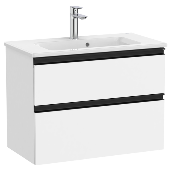 Roca | The Gap | A851496509 | 705x380 Vanity Unit & Basin | Matt White