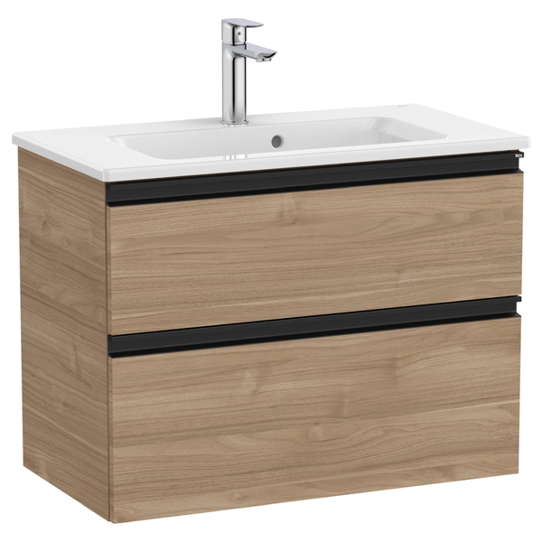 Roca | The Gap | A851496517 | 705x380 Vanity Unit & Basin | Walnut