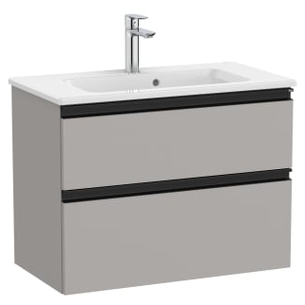 Roca | The Gap | A851496547 | 705x380 Vanity Unit & Basin | Matt Grey
