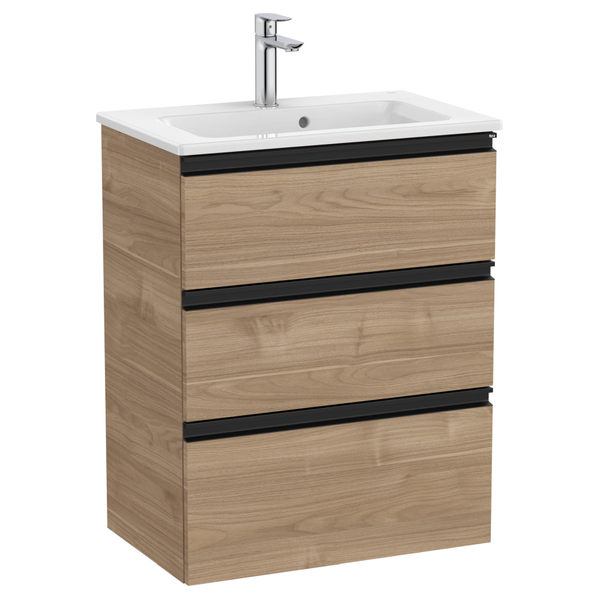 Roca | The Gap | A851498517 | 605x380 Vanity Unit & Basin | Walnut