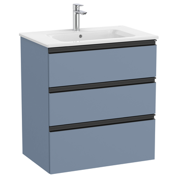 Roca The Gap A857405548 705x763 3 Drawers Vanity Unit Matt Blue