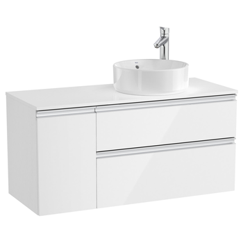 Roca The Gap A857422806 Gloss White 1005x460 Worktop