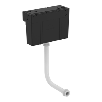 Armitage Shanks S333067 Conceala 3 cistern, bottom / top inlet, syphon lever operated, single flush, no lever