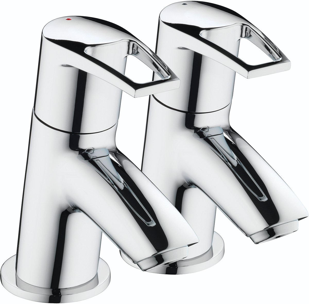 Bristan Smile SM 3/4 C Bath Taps Pair Chrome