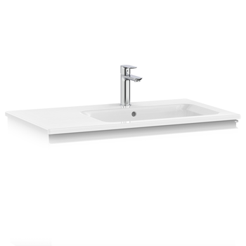 Roca The Gap A3279A5000 805x460 1 Tap Hole Inset Basin White
